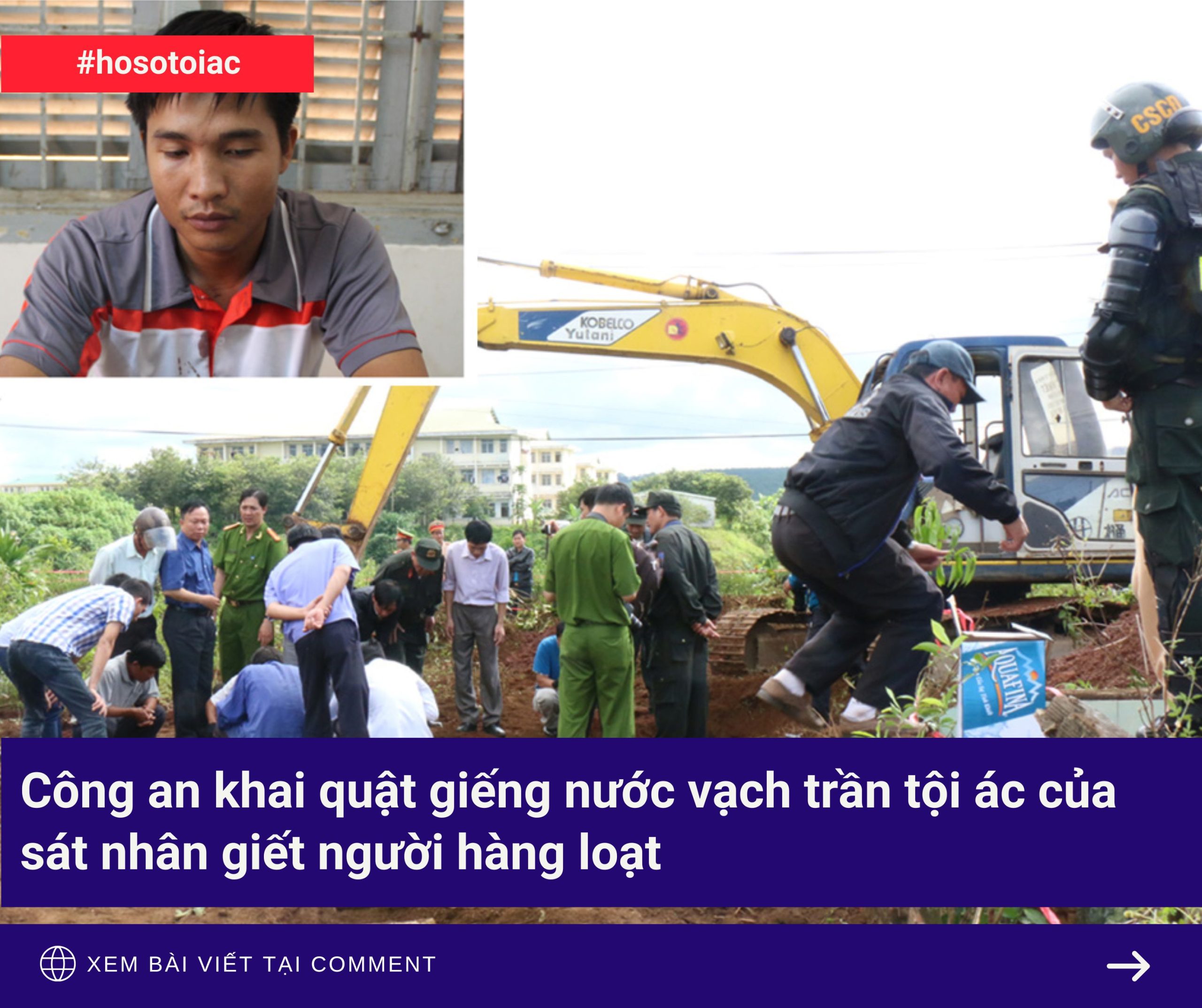 Công an khai quật giếng nước, vạch trần tội ác của sát nhân giết người hàng loạt tại Lâm Đồng Công an khai quật giếng nước, vạch trần tội ác của sát nhân giết người hàng loạt tại Lâm Đồng