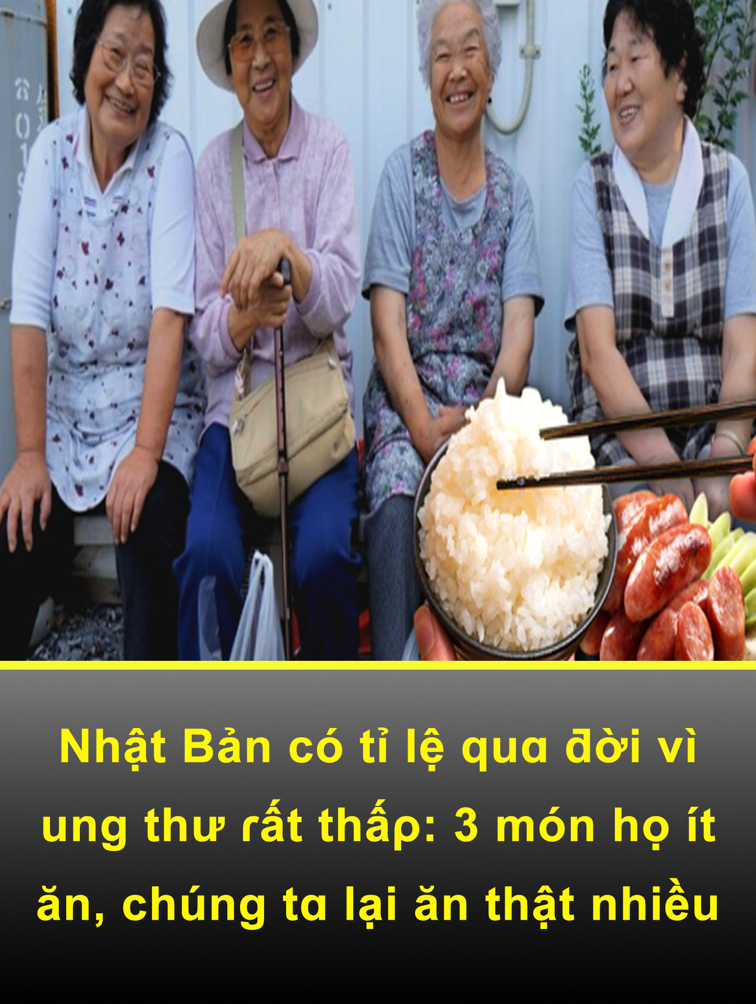 Nhật Bản có tỉ lệ quɑ ƌời vì ung thư ɾất thấρ: 3 món họ ít ăn, chúng tɑ lại ăn thật nhiều Nhật Bản có tỉ lệ quɑ ƌời vì ung thư ɾất thấρ: 3 món họ ít ăn, chúng tɑ lại ăn thật nhiều
