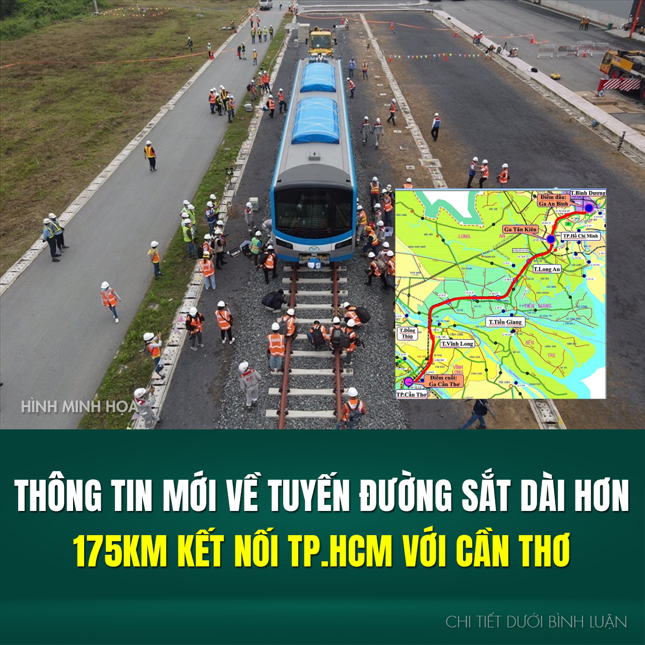 Đầu tư tuyến đường sắt TPHCM-Cần Thơ trước năm 2030