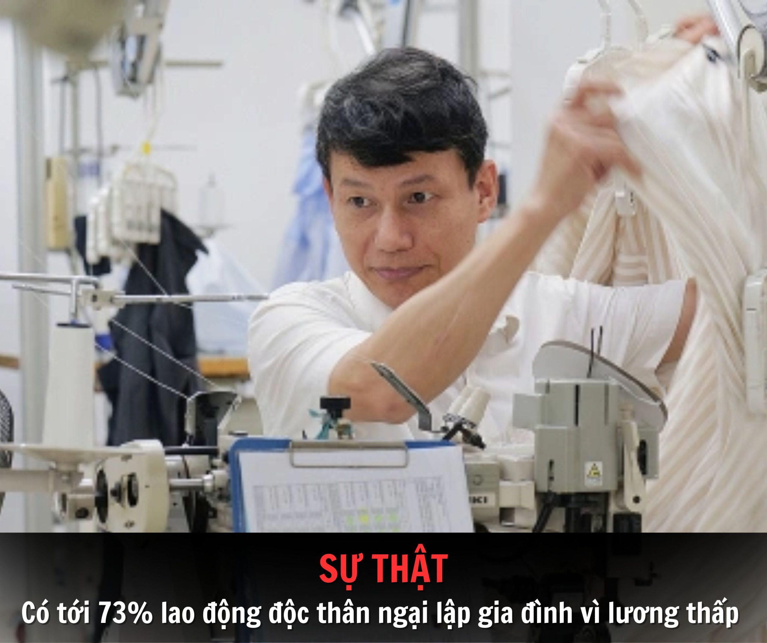 73% lao động độc thân ngại lập gia đình vì lương thấp 73% lao động độc thân ngại lập gia đình vì lương thấp