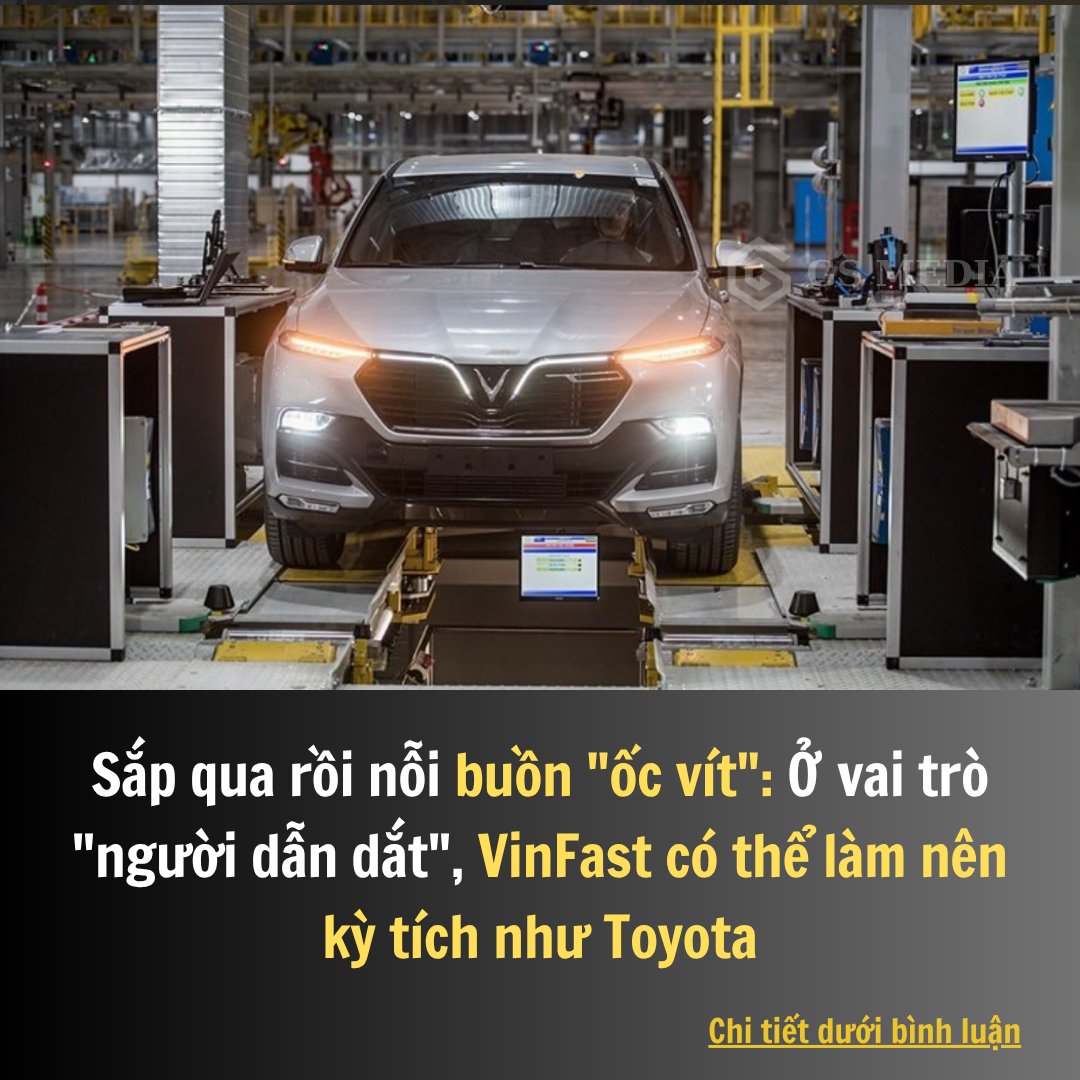 Sắp qua rồi nỗi buồn “ốc vít”: Ở vai trò “người dẫn dắt”, VinFast có thể làm nên kỳ tích như Toyota Sắp qua rồi nỗi buồn “ốc vít”: Ở vai trò “người dẫn dắt”, VinFast có thể làm nên kỳ tích như Toyota