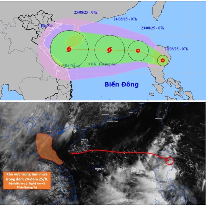 Áp thấp nhiệt đới vào Biển Đông hôm nay, khả năng mạnh thành bão Áp thấp nhiệt đới vào Biển Đông hôm nay, khả năng mạnh thành bão