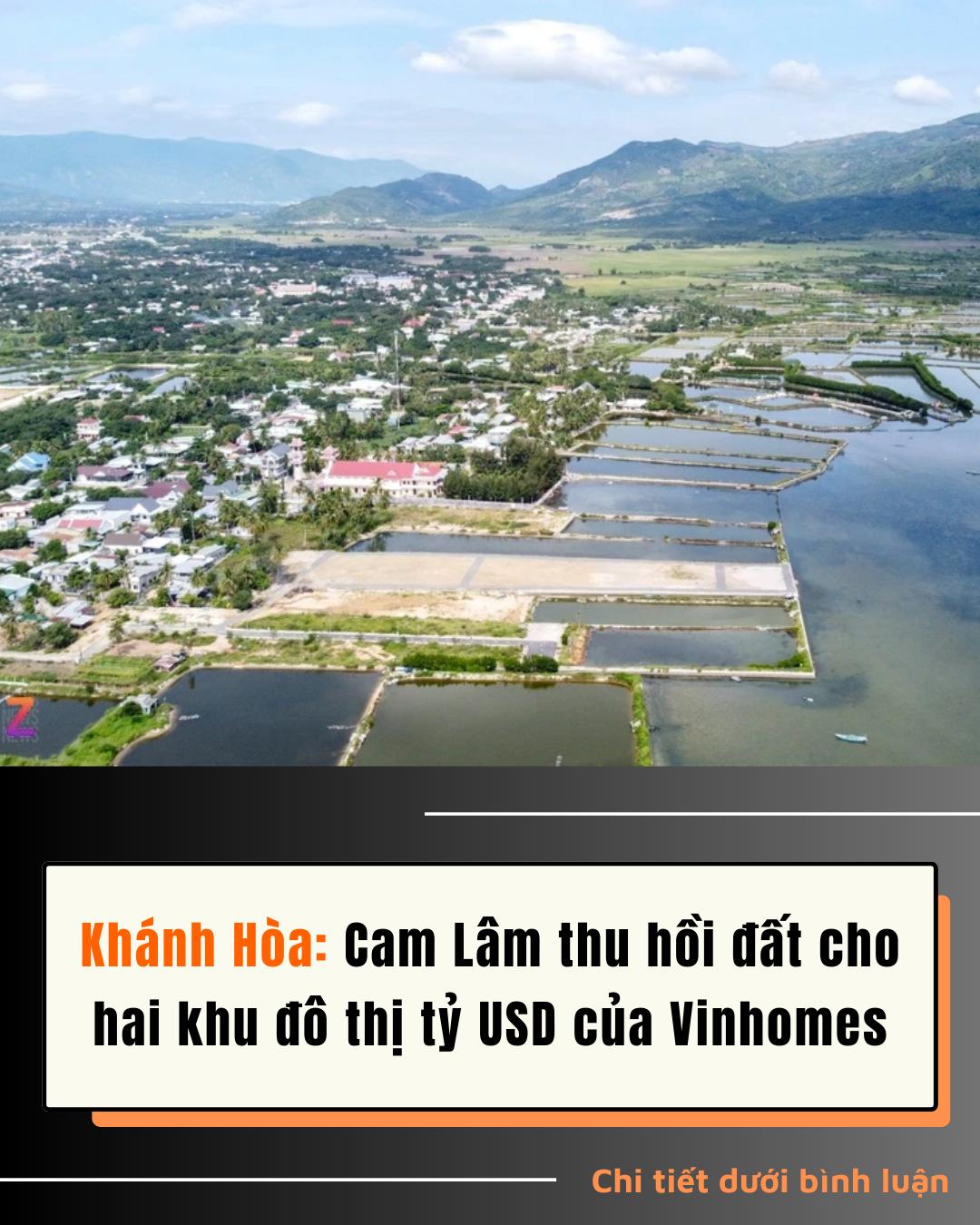 Cam Lâm thu hồi đất cho hai khu đô thị tỷ USD của Vinhomes Cam Lâm thu hồi đất cho hai khu đô thị tỷ USD của Vinhomes