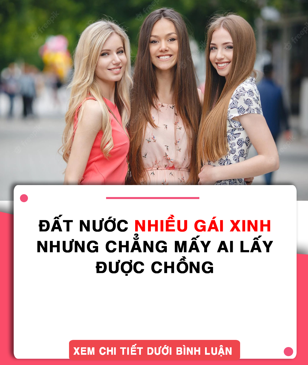 Đất nước nhiều gái xinh nhưng chẳng mấy ai lấy được chồng Đất nước nhiều gái xinh nhưng chẳng mấy ai lấy được chồng
