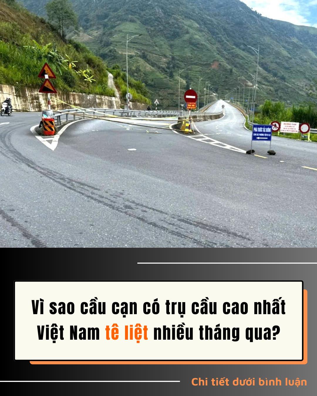 Vì sao cầu cạn có trụ cầu cao nhất Việt Nam tê liệt nhiều tháng qua?