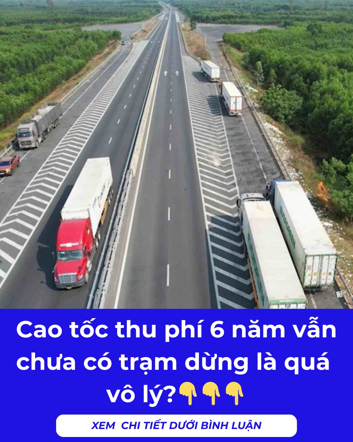 Cao tốc thu phí 6 năm vẫn chưa có trạm dừng là quá vô lý Cao tốc thu phí 6 năm vẫn chưa có trạm dừng là quá vô lý