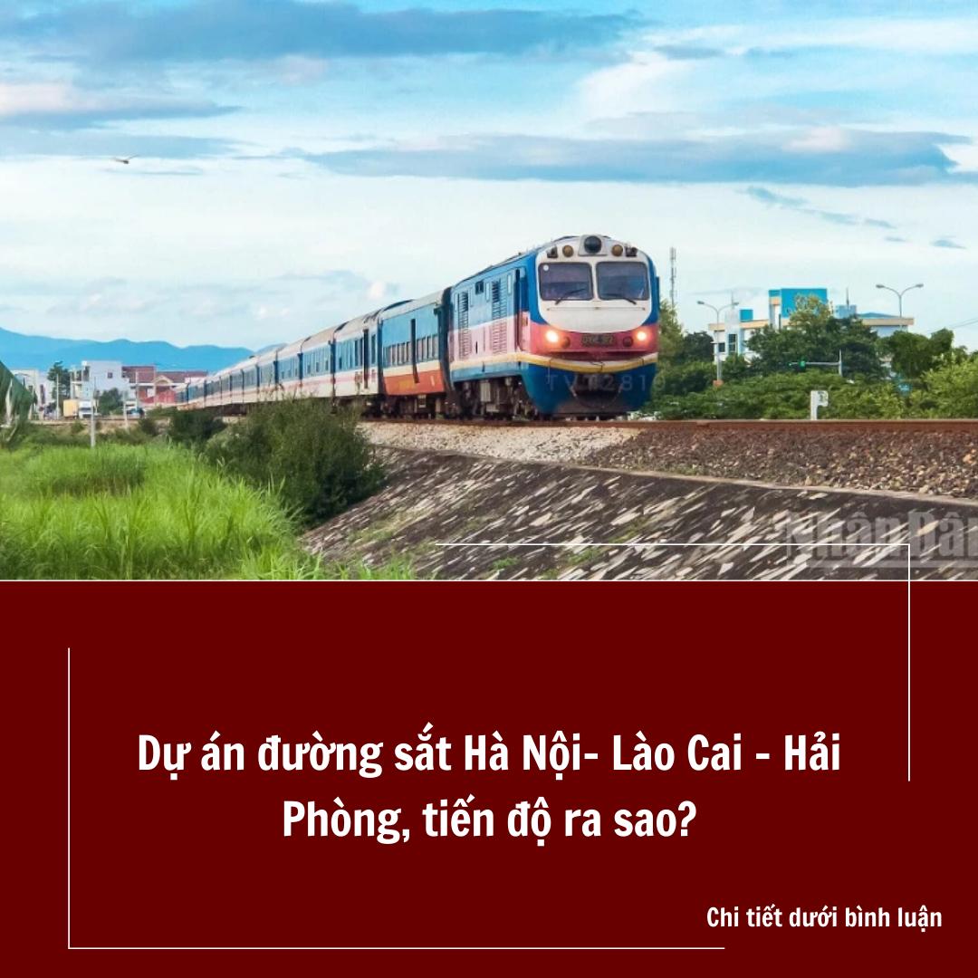 Dự án đường sắt Hà Nội- Lào Cai – Hải Phòng, tiến độ ra sao? Dự án đường sắt Hà Nội- Lào Cai – Hải Phòng, tiến độ ra sao?
